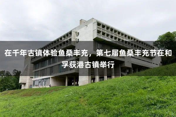 在千年古镇体验鱼桑丰充，第七届鱼桑丰充节在和孚荻港古镇举行