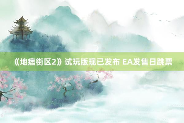 《地痞街区2》试玩版现已发布 EA发售日跳票